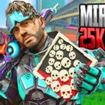 AMAZING Mirage 25 KILLS and 5,100 Damage Apex Legends Gameplay Season 20