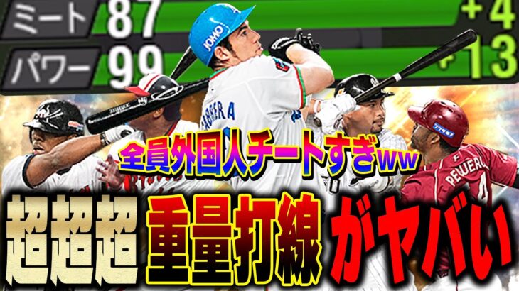 日本で一番のチート打線wwカブレラのパワーがエグすぎる！！外国人だけで超重量打線組んだら凄い事になったww【プロスピA】# 1328