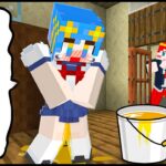 学校でおしっこを漏らしてしまった😫バレずに早退しろ！【マイクラ / マインクラフト / Minecraft】