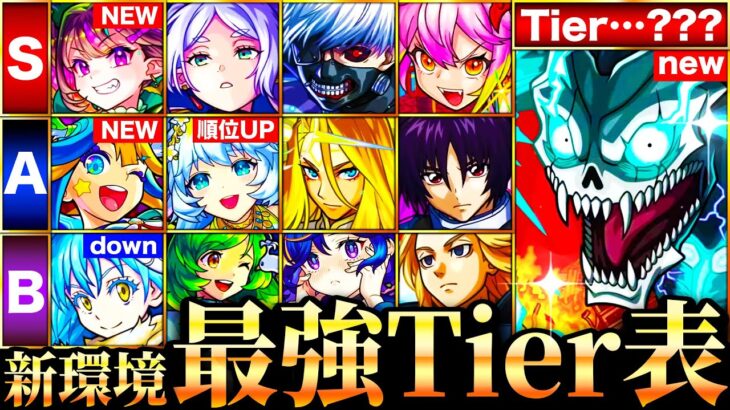 【モンスト】怪獣8号＆ナイトメア参戦！新環境最強キャラランキングTOP50《Tier表》《怪獣8号コラボ》